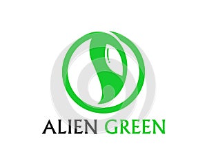 Alien face icon vector logo and symbols template app