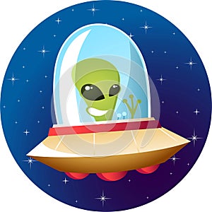 Alien flying saucer