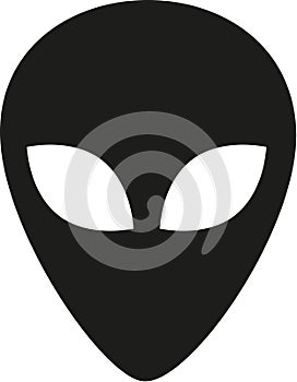 Alien head icon