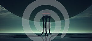 Alien Invaders From Outer Space Extra-Terrestrial with Tentacles photo