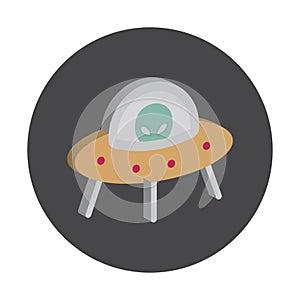 Alien  Isometric vector icon which can easily modify or edit photo