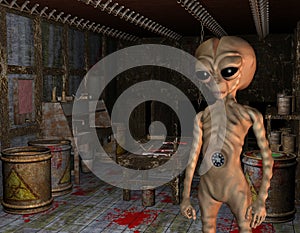 Alien in the laboratory