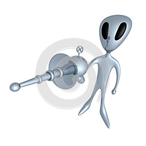 Alien With Lasergun