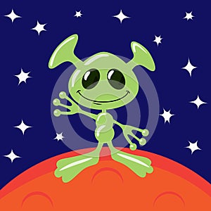 Alien on Mars