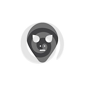 Alien mask vector icon