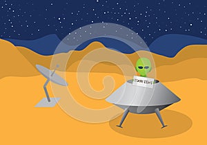 Alien planet