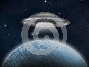 Alien Planet fantasy space scene