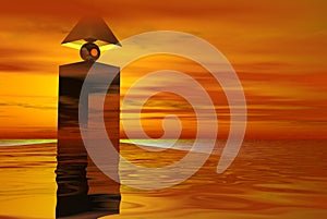 Alien survielance tower