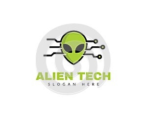 Alien Tech Logo Design for Brand