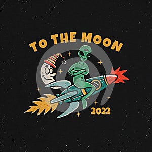 alien to the moon