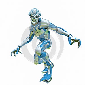 Alien warrior attack