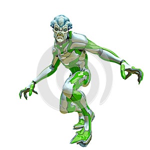 Alien warrior attack