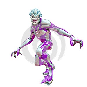 Alien warrior attack