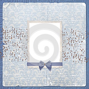 Alienated frame for photo