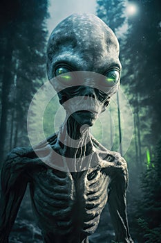 Aliens and extra terrestrials from another planet