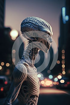 Aliens and extra terrestrials from another planet