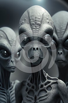 Aliens and extra terrestrials from another planet photo