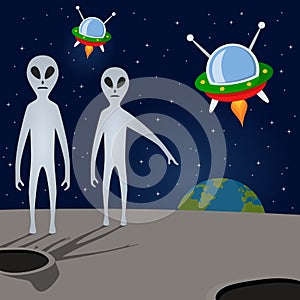 Aliens & Spacecrafts Threatening Earth