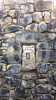 Aligned Windows, Machu Pichu Ruins