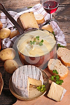 Aligot, french gastronomy with cheese