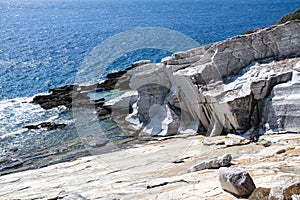 Aliki Ancient Marble Quarry Thassos Greece