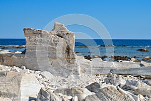 Aliki ancient marble quarry Thassos Greece