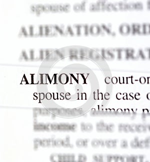 alimony photo