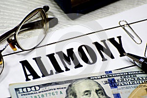 Alimony is a financial support that a person is ordered by a court to give to their spouse during separation or following divorce.