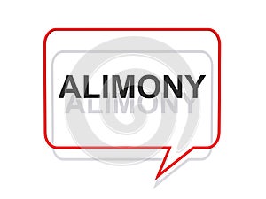 Alimony illustration photo