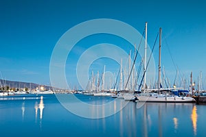 Alimos marina in Athens.