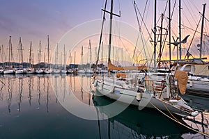 Alimos marina in Athens.