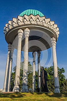 Alisher Navoi monument in Tashkent, Uzbekist photo