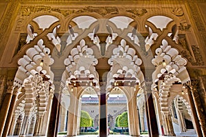 Aljaferia Palace at Zaragoza, Spain photo