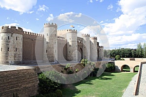 Aljaferia palace in Zaragoza, Spain. photo