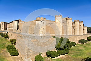 Aljaferia Palace in Zaragoza, Spain