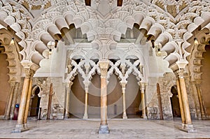 Aljaferia Palace at Zaragoza, Spain photo