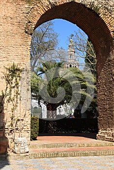 Alkasar (Sevilla), view on Giralda