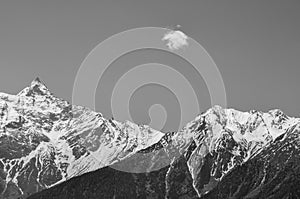 All Alone, lost cloud in the Himalayas