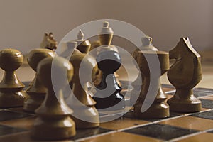 All alone with strangers