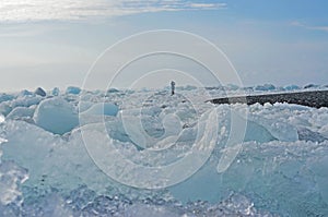Diamond beach, Ice beach in iceland