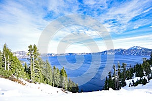 Blue Water Crater Lake