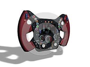All button on steering wheel F1 race