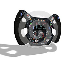 All button on steering wheel F1 race