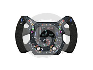 All button on steering wheel F1 race