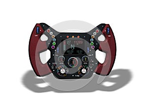 All button on steering wheel F1 race