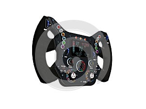 All button on steering wheel F1 race