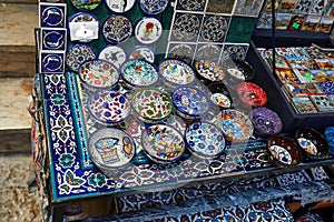 All the colors, tastes and flavors of the Middle East tourists can find in Arab Bazaar on King David's street