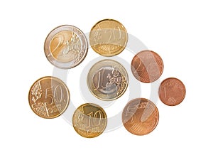 All euro coins