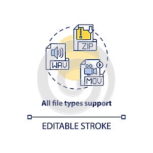 All file types support concept icon