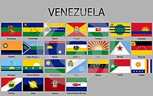 all Flags states of Venezuela.